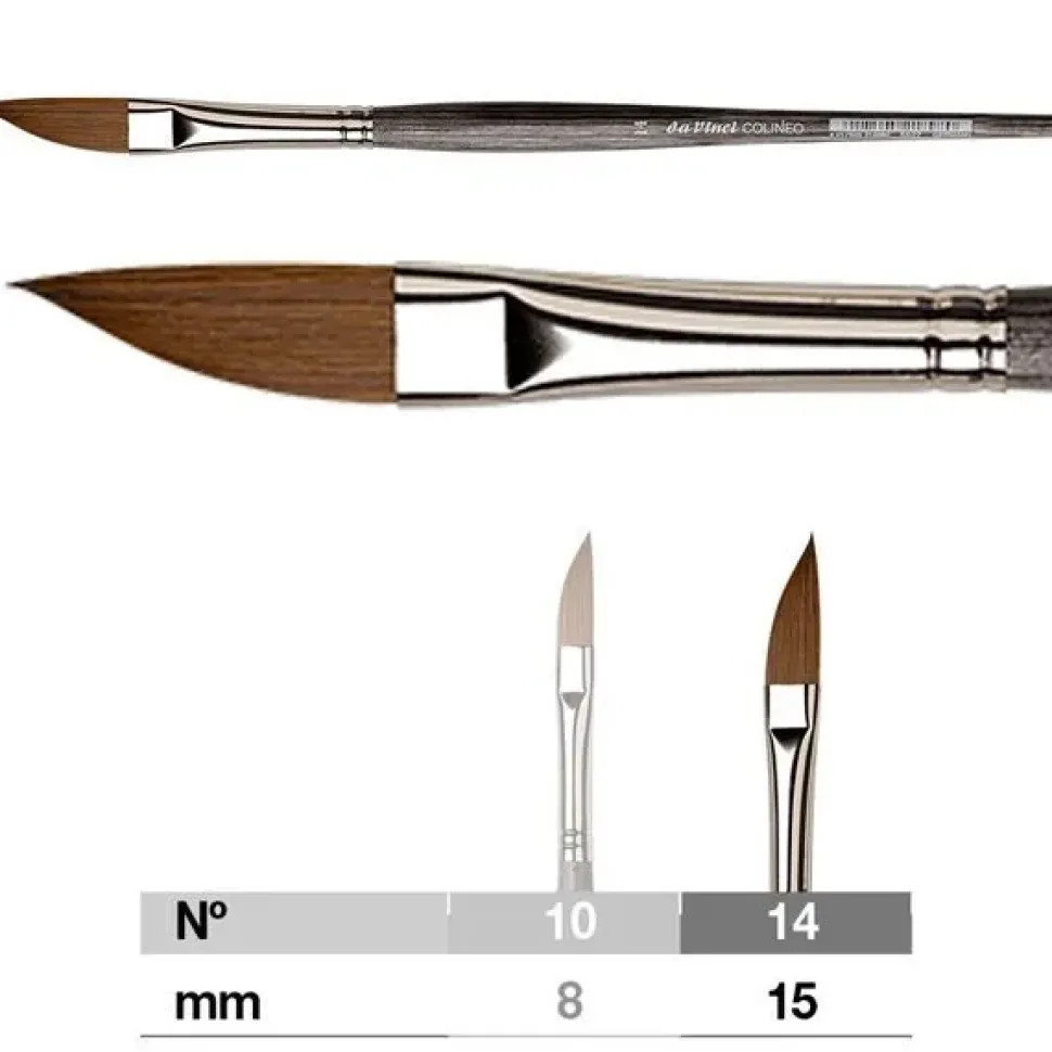 Pincel biselado acuarela Colineo 5527 Da Vinci