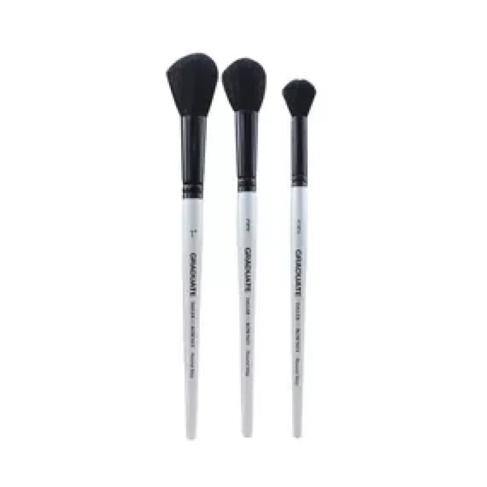 Pincel Cabra Negra Mango Corto Graduate Daler-Rowney 1"