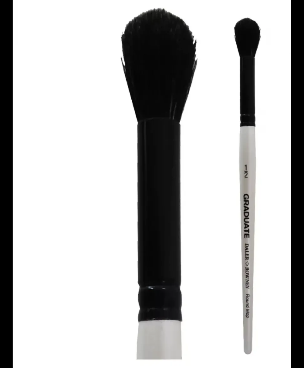 Pincel Cabra Negra Mango Corto Graduate Daler-Rowney
