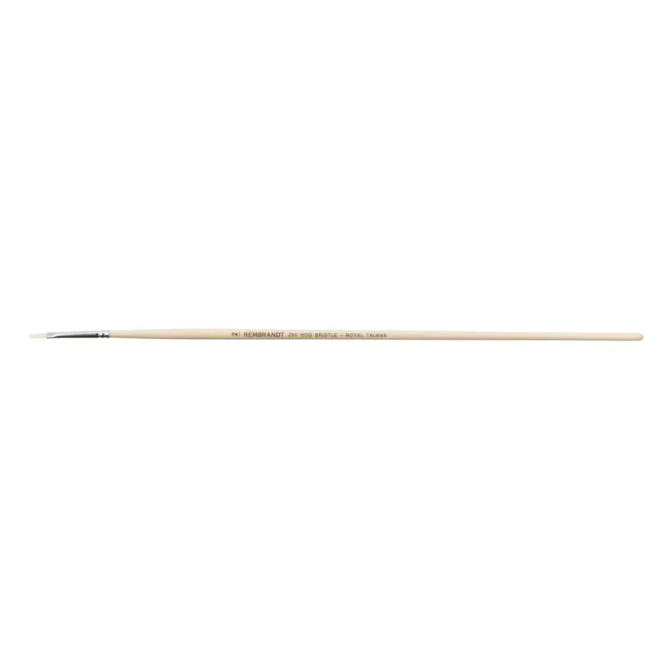 Pincel Cerda Plano Mango Largo Serie 200 Rembrandt