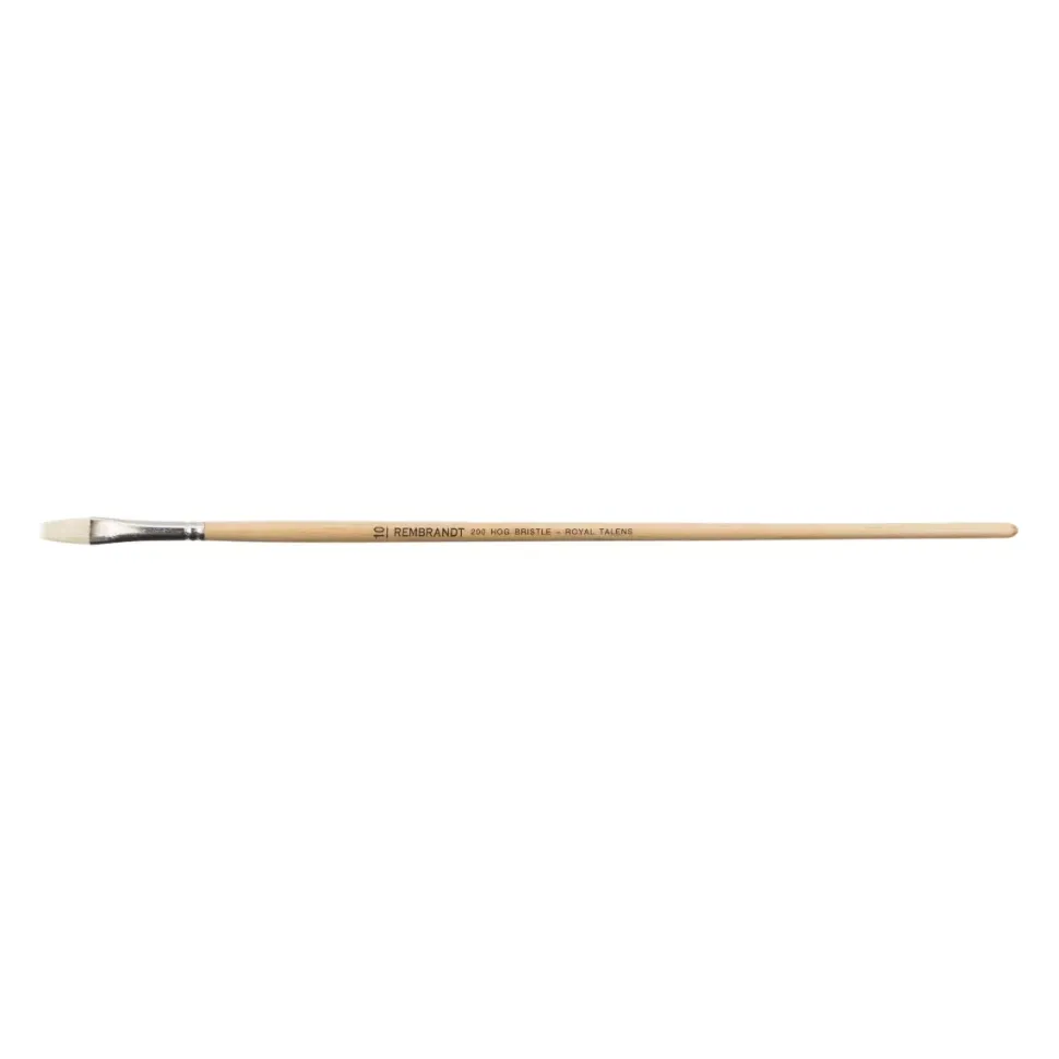 Pincel Cerda Plano Mango Largo Serie 200 Rembrandt
