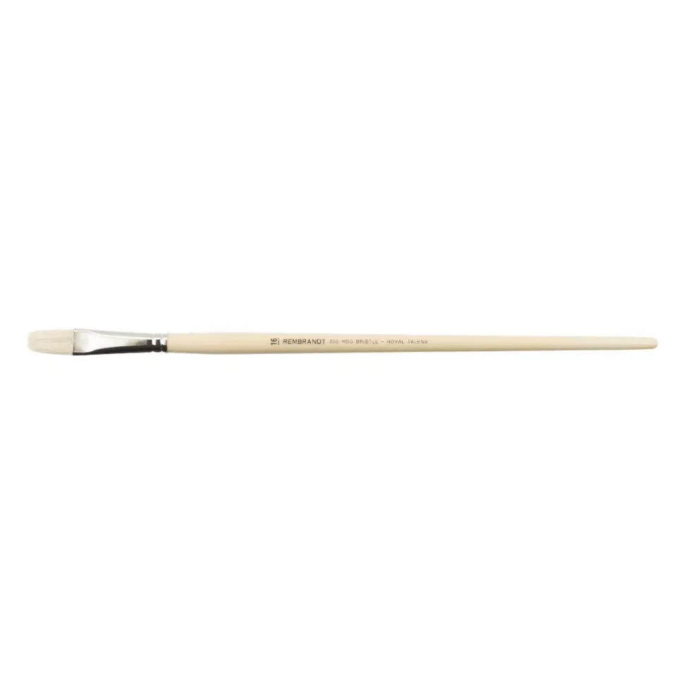 Pincel Cerda Plano Mango Largo Serie 200 Rembrandt