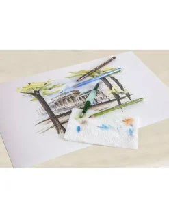Pincel de acuarela medio con depósito Art & Graphic Faber-Castell 6ml