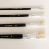 Pincel de cerda sintética plano