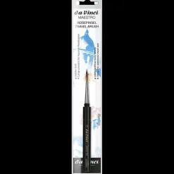 Pincel de viaje en punta extra largo acuarela Kolinsky Maestro 1535TP Da Vinci