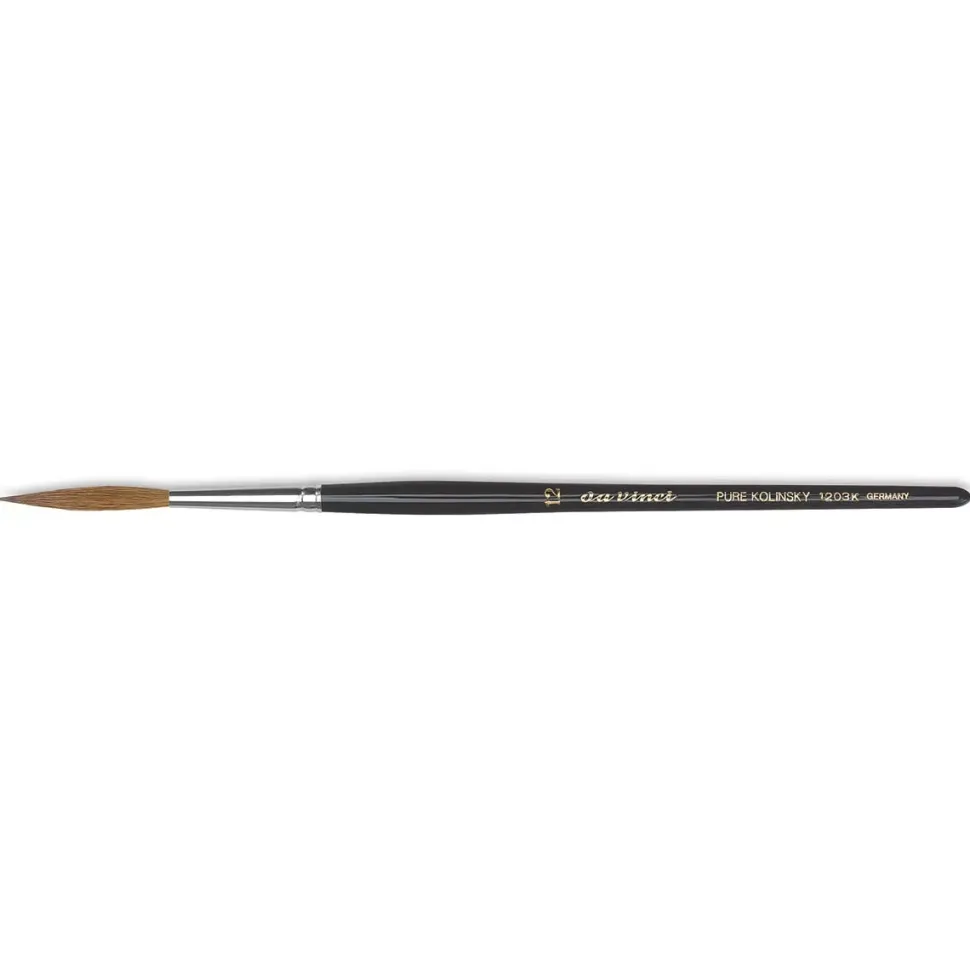 Pincel delineador extra largo en punta acuarela Kolinsky Maestro 1203K Da Vinci