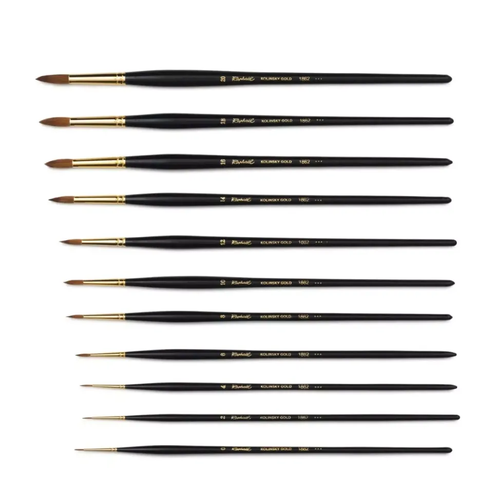 Pincel Kolinsky Gold Serie 1862 Raphaël