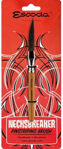 Pincel natural biselado Petit Gris Pinstriping Necksbreaker 6551 Escoda nº8