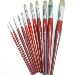Pincel natural plano carrado Oreja de buey Bravo 1616 Escoda