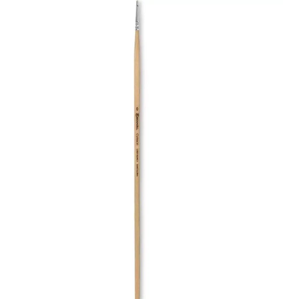 Pincel natural plano corto Chungking Clásico 4628 Escoda nº0