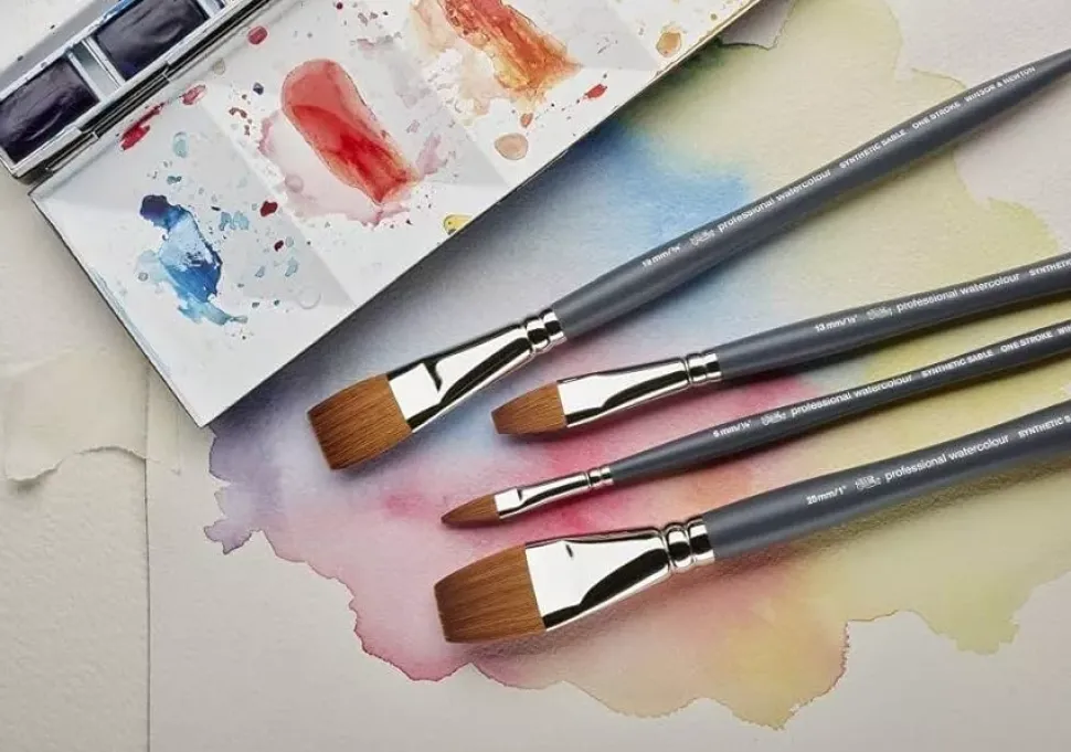 Pincel One Stroke Synthetic Watercolour Professional Winsor & Newton