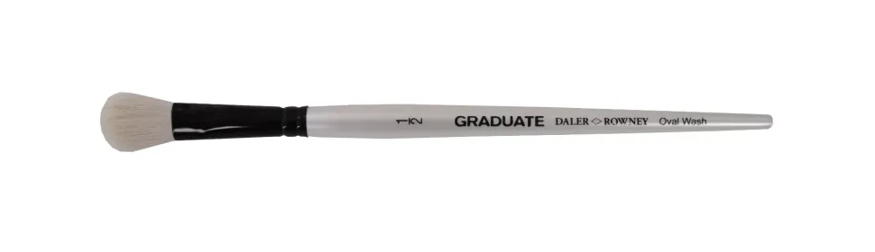 Pincel Oval Cabra Blanca Graduate nº1/2"