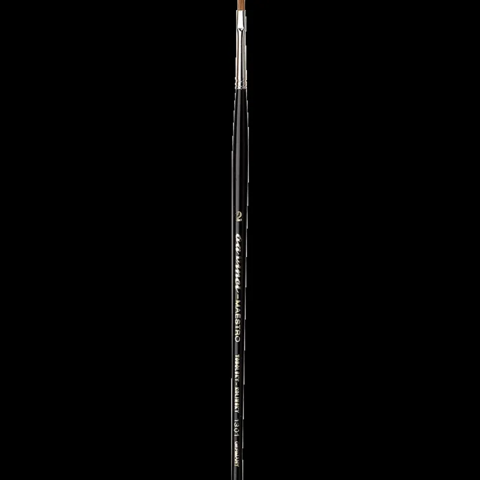 Pincel plano acuarela Kolinsky Maestro 1301 Da Vinci