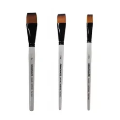 Pincel Plano Lavis Mango Corto Graduate Daler-Rowney