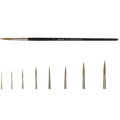 Pincel redondo Kolinsky Gold serie 8802