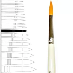 Pincel redondo sintético 2591 Toray Titan