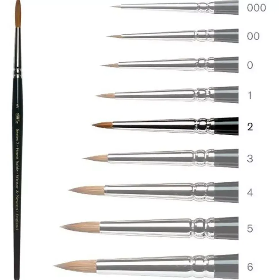 Pincel Serie7 miniatura Marta Kolinsky Winsor & Newton