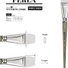 Pincel sintético plano carrado Perla 1432 Escoda