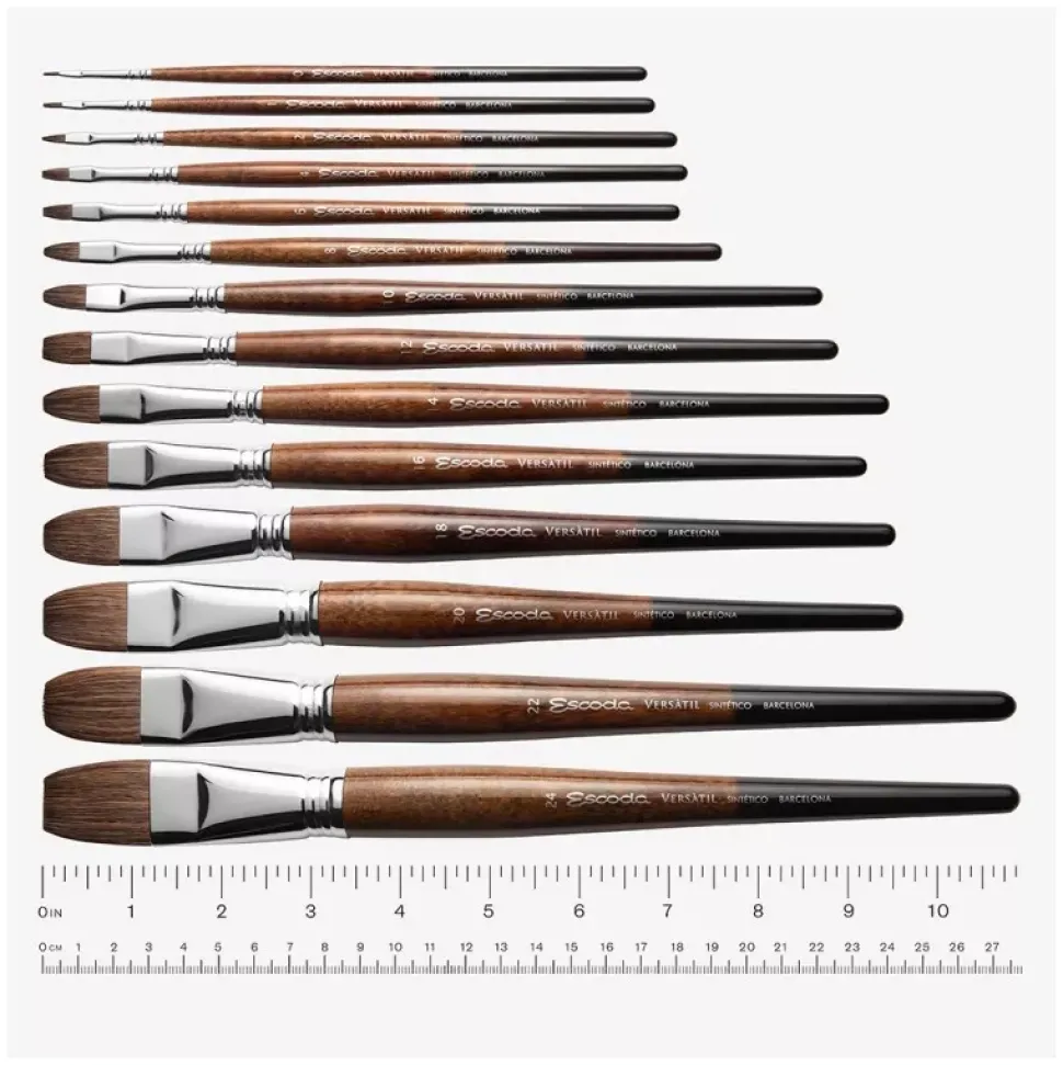 Pincel sintético plano carrado Versàtil 1542 Escoda