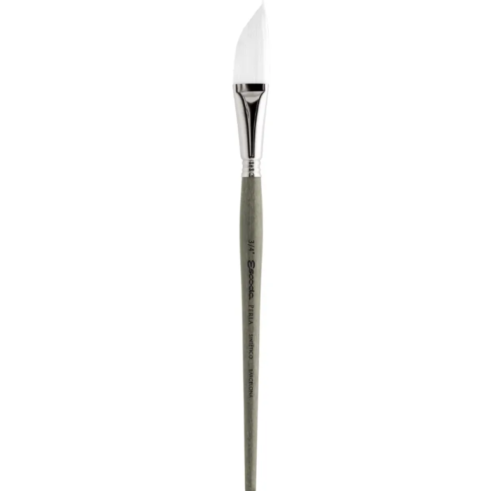 Pincel sintético plano sesgado Perla 1436 Escoda