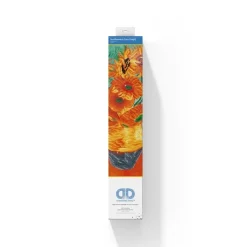 Pinta con diamantes Girasoles Van Gogh Diamond Dotz 56x71cm
