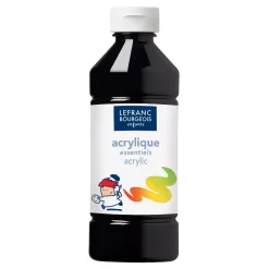 Pintura Acrílica Infantil Negro 500ml Lefranc & Bourgeois