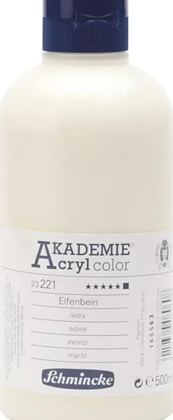 Pintura acrílica Marfil 221 Akademie Acryl Schmincke 500ml