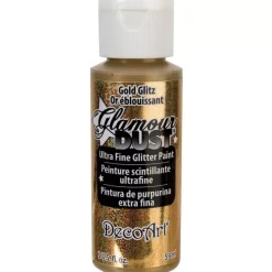 Pintura con purpurina Glamour Dust DG01 Dorado DecoArt 59ml