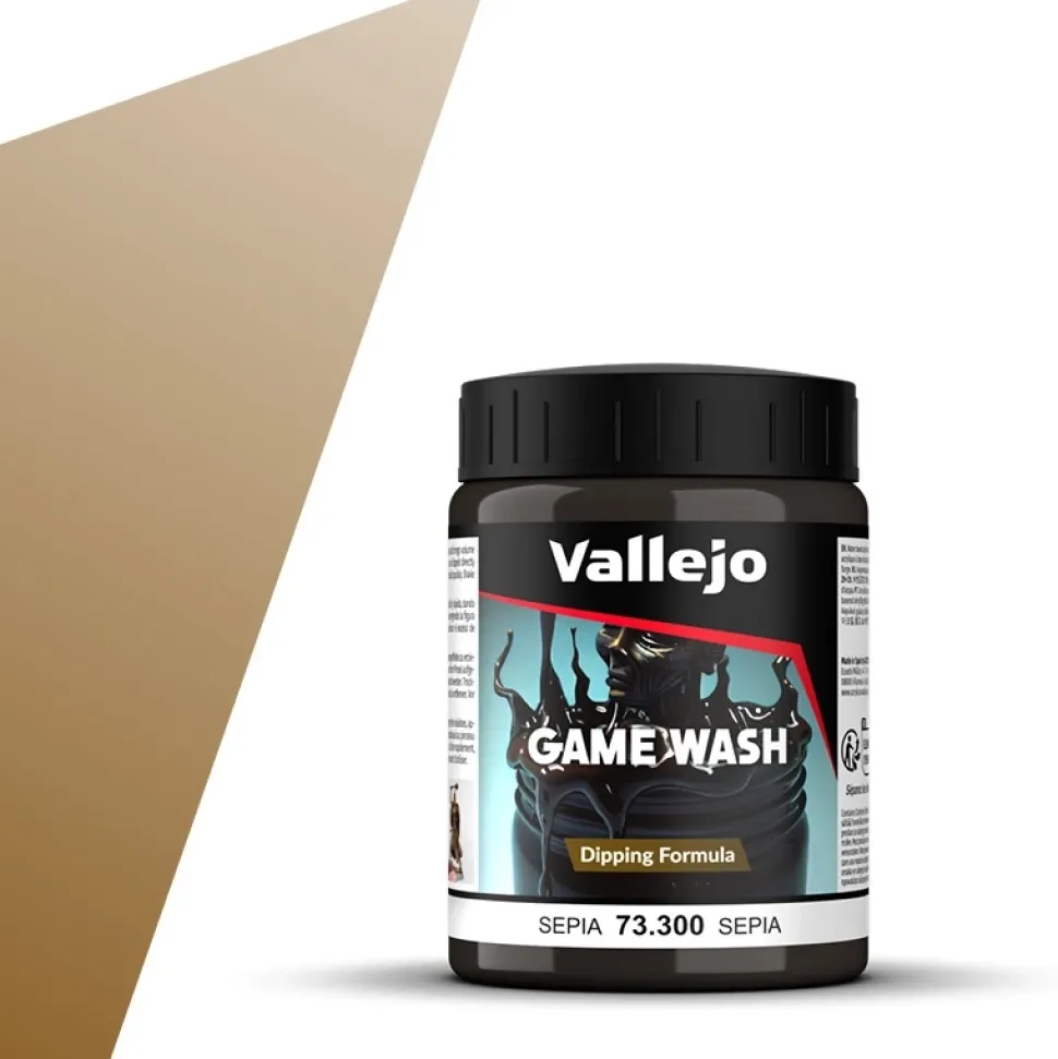 Pintura modelismo 200 Sepia Game Color Wash Vallejo 200ml
