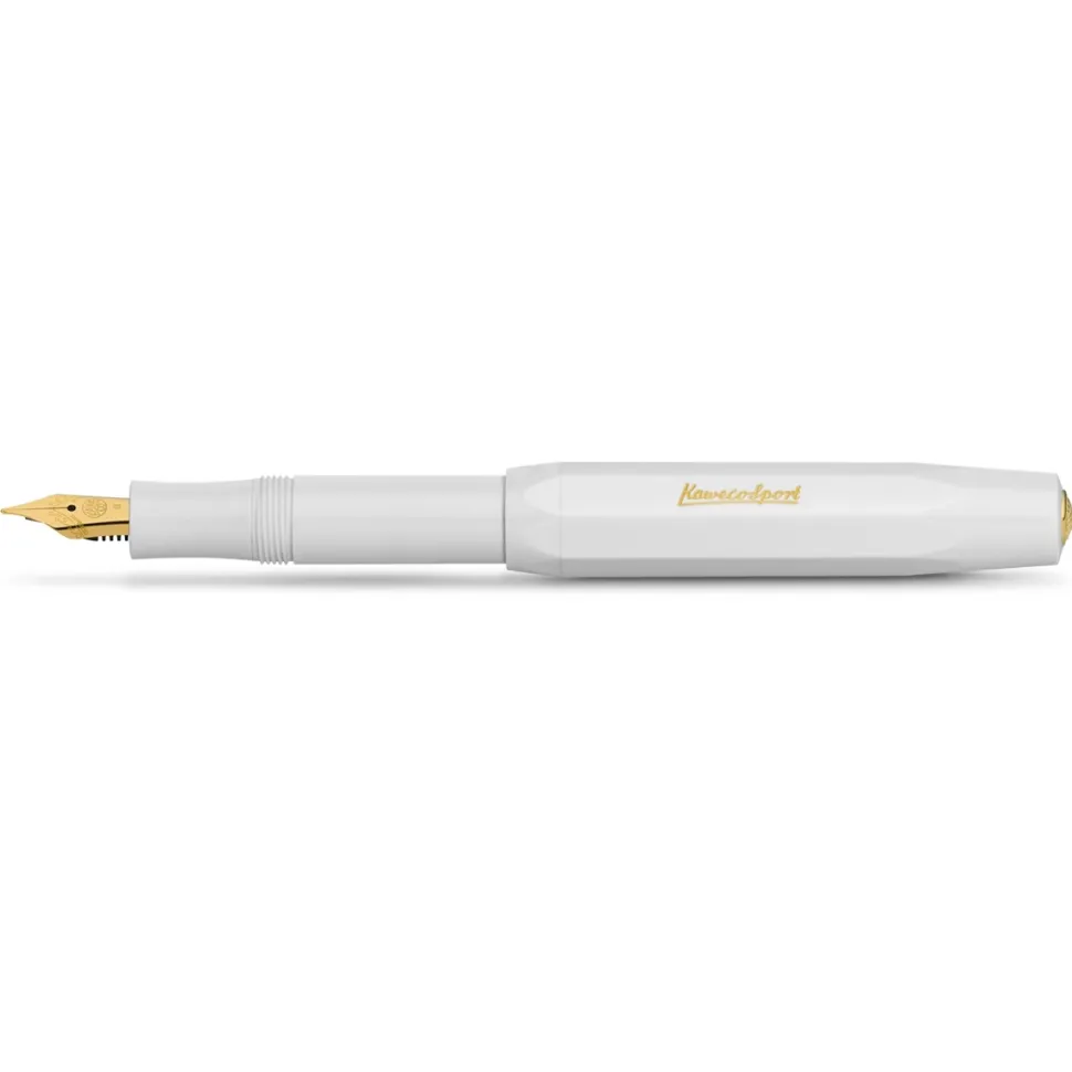 Pluma estilográfica blanca Classic Sport Kaweco