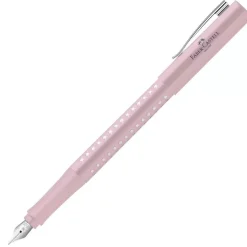 Pluma estilográfica Fina Rosa Sparkle Faber-Castell
