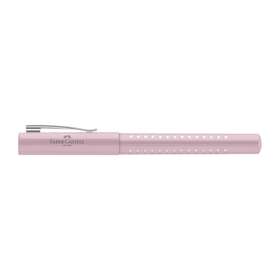 Pluma estilográfica Fina Rosa Sparkle Faber-Castell