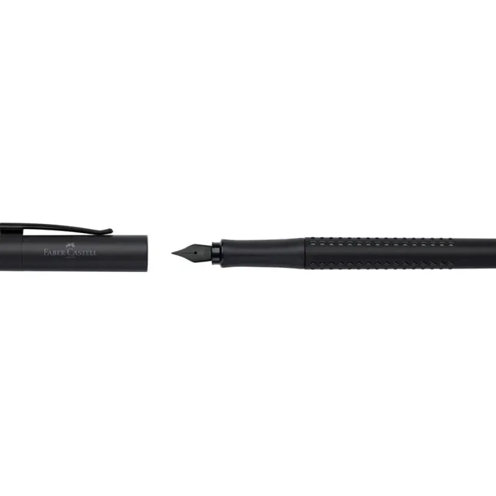 Pluma estilográfica Mediana All Black Faber-Castell