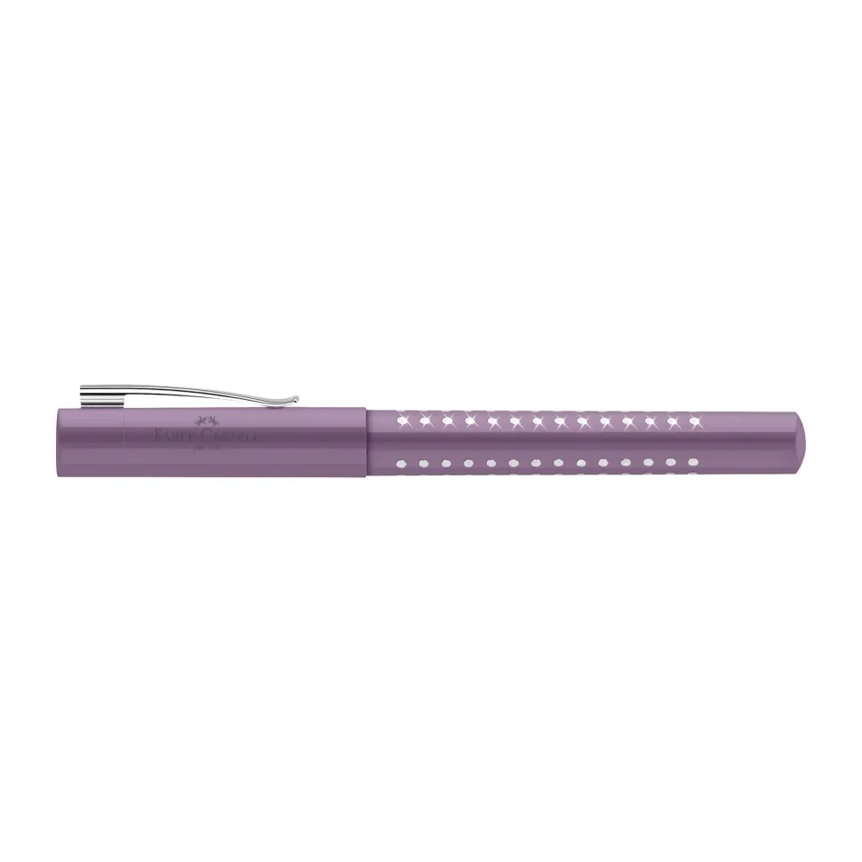 Pluma estilográfica Mediana Violeta Sparkle Faber-Castell