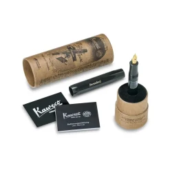 Pluma estilográfica negra Piston Classic Sport Kaweco Gruesa