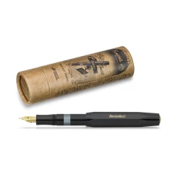 Pluma estilográfica negra Piston Classic Sport Kaweco Gruesa