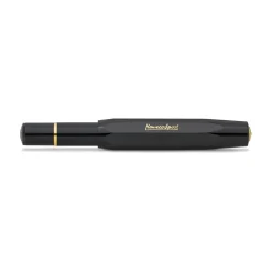 Pluma estilográfica negra Piston Classic Sport Kaweco Gruesa