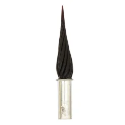 Plumilla de cristal de murano Negro