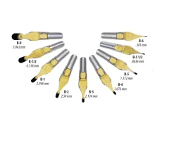Plumillas redondas Serie B Speedball