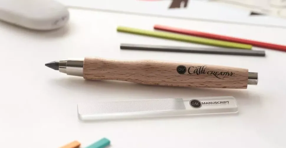 Portaminas de dibujo y caligrafía Natural