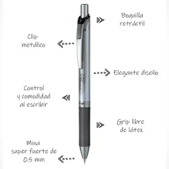 Portaminas EnerGize Pentel 0,5 mm