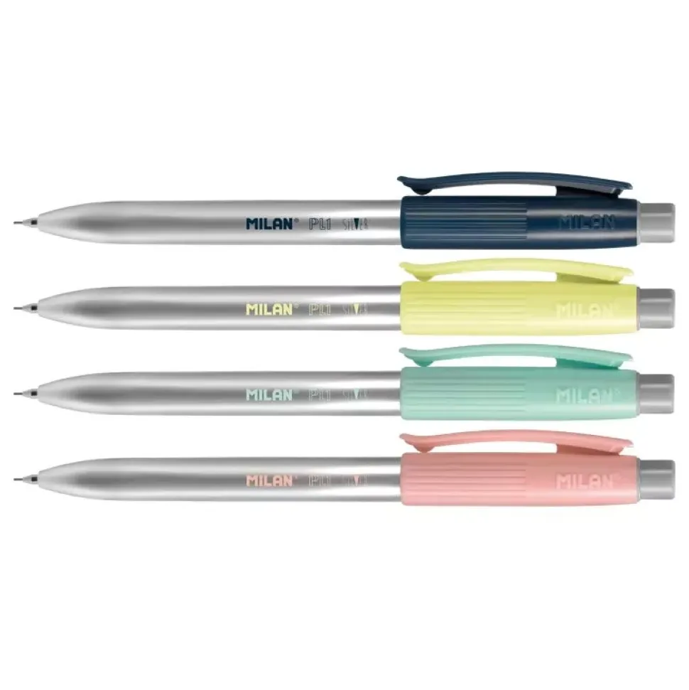 Portaminas PL1 HB Silver Milan 0.5mm