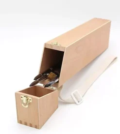 Portapinceles de madera con asa Michel