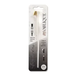 Portaplumillas 2en1 White Nacre Pastel Moblique