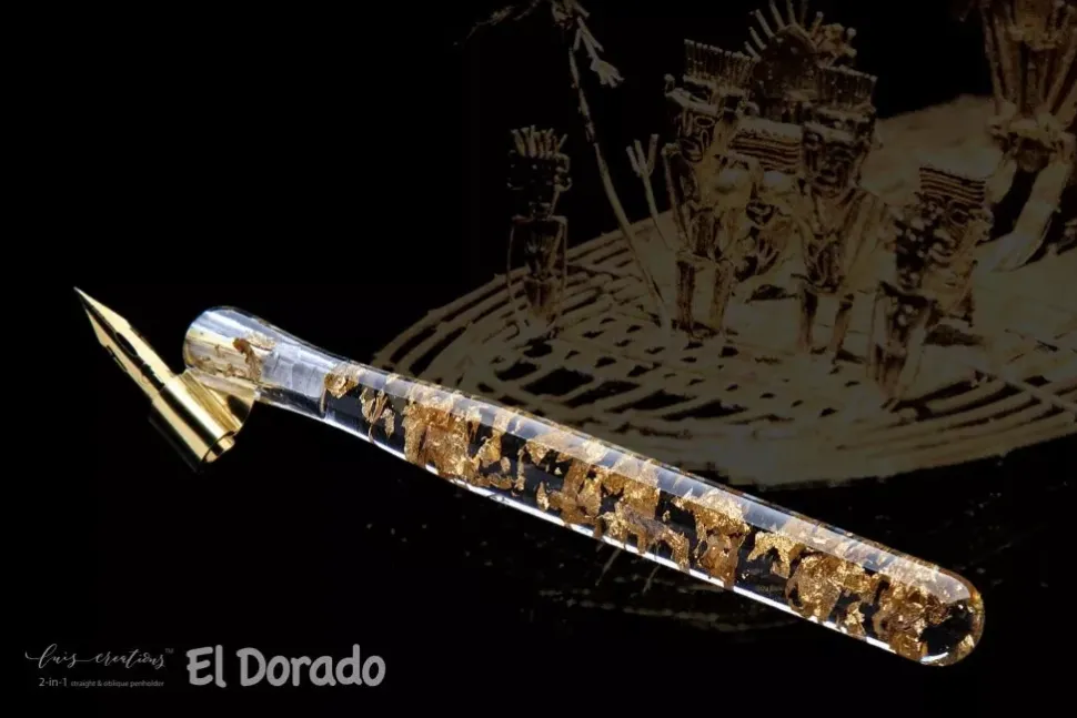 Portaplumillas Resina 2en1 El Dorado Moblique