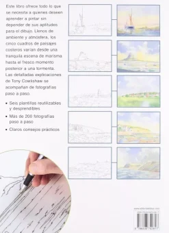 Preparado para pintar paisajes costeros a la acuarela