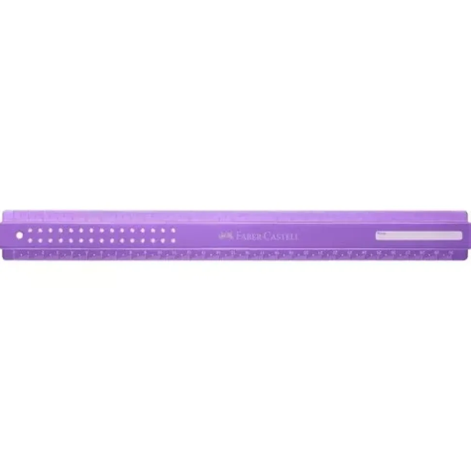 Regla colores surtidos Sparkle Faber-Castell 30cm