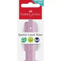 Regla colores surtidos Sparkle Faber-Castell 15cm