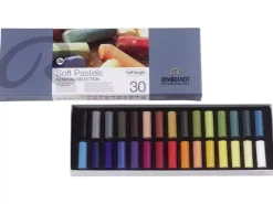 Rembrandt pasteles suaves, set básico con 30 medios pasteles - 300C30.5