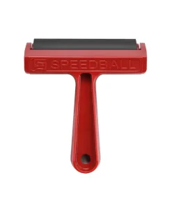 Rodillo de caucho duro con marco Speedball 10cm